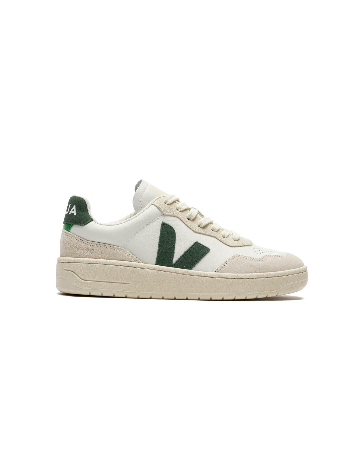 Veja V-90 O.T. Leather - Extra White/Cyprus (Women's) - Image 1