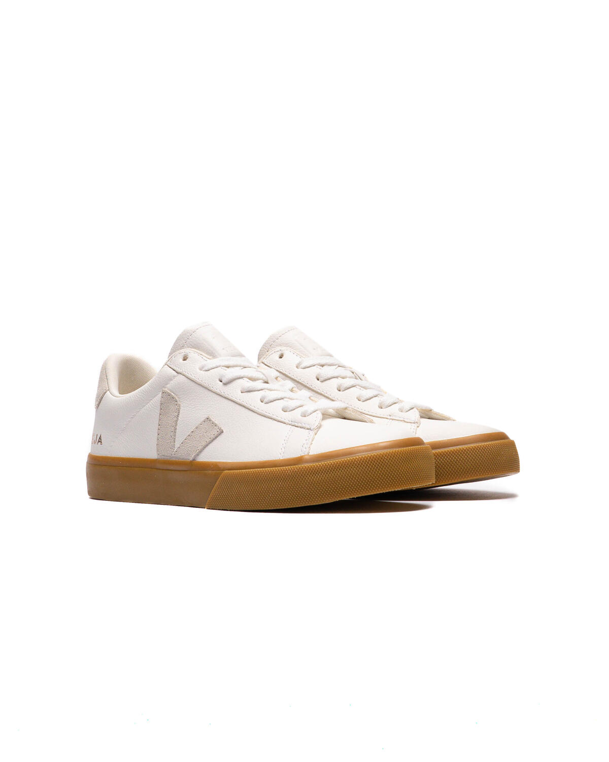 VEJA Campo Chromefree Leather Extra White / Natural (Women's) - Image 3
