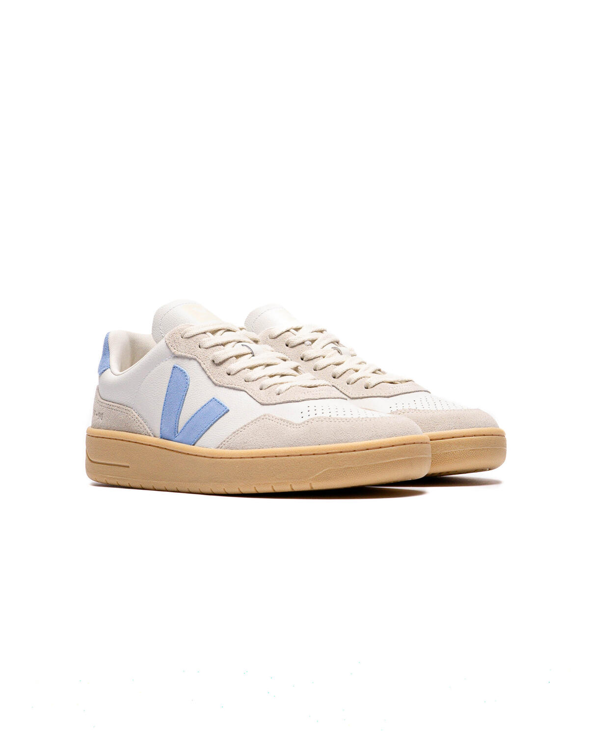 Veja V90 O.T. Leather Panelled Sneakers - Image 3
