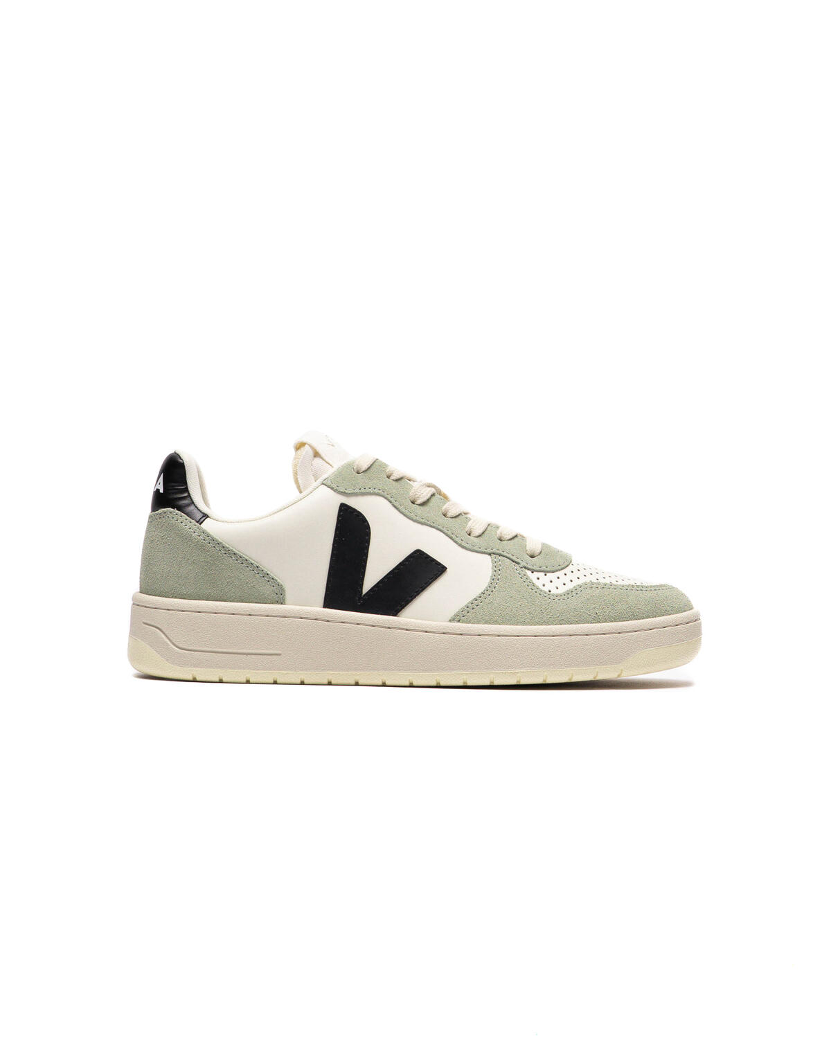 Veja V-10 Leather Pure Black / Clay (Women's) - Image 2