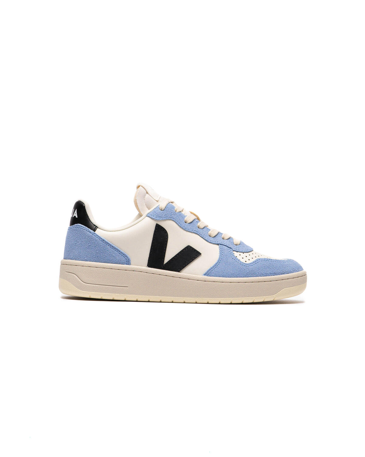 Veja V-10 Pure Black / Aqua (Women's) - Image 1