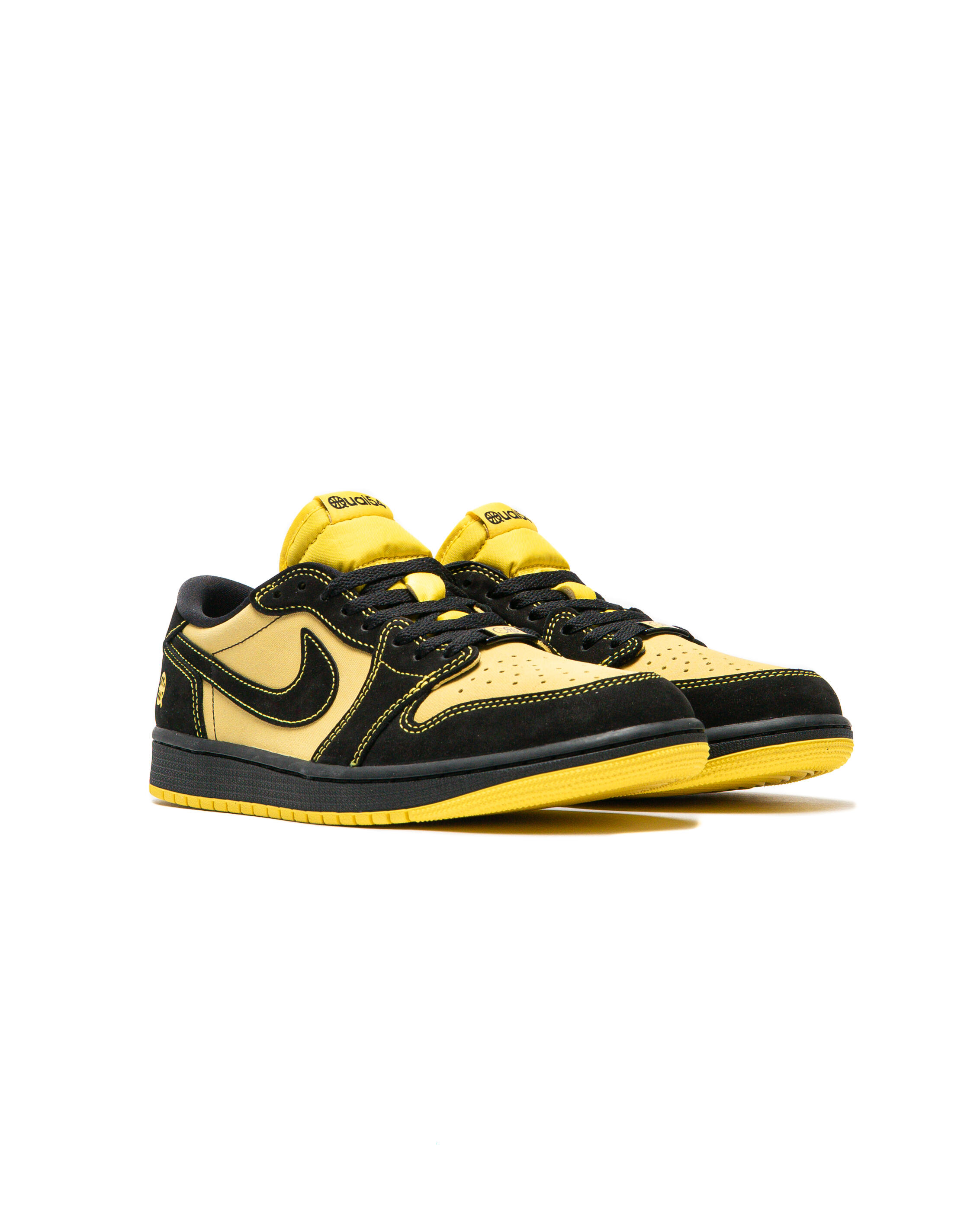 Nike Jordan 1 Retro Low OG Quai 54 Black Tour Yellow IB8836-007 Men\'s Size 6.5 Air Jordan 1 Low OG  main image 2