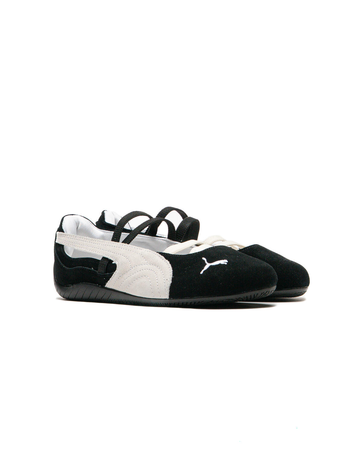 Puma Speedcat Ballet Suede Womens Shoes Black/White/Black - Image 24