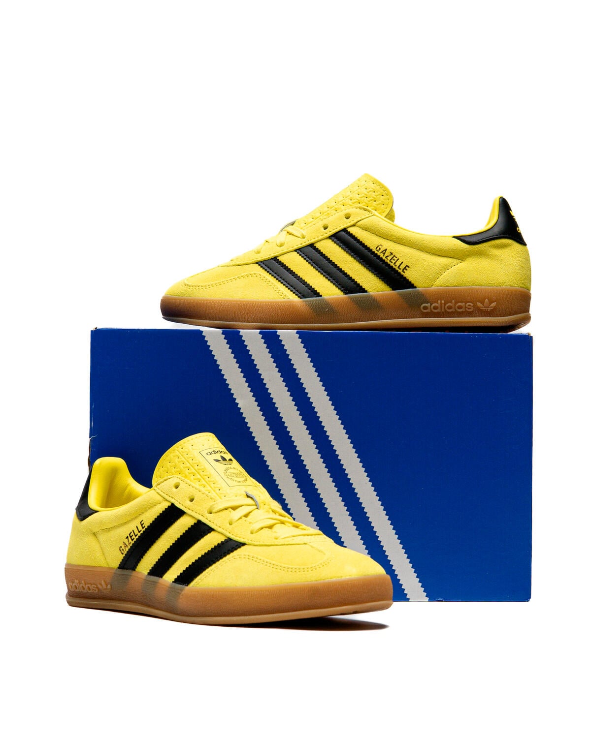 Adidas Gazelle Indoor Shock Yellow / Core Black / Gold Metallic - Image 20