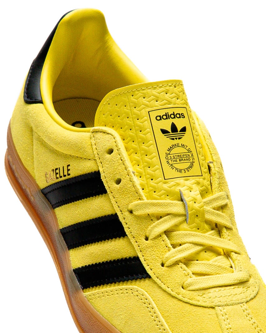 Adidas Gazelle Indoor Shock Yellow / Core Black / Gold Metallic - Image 21