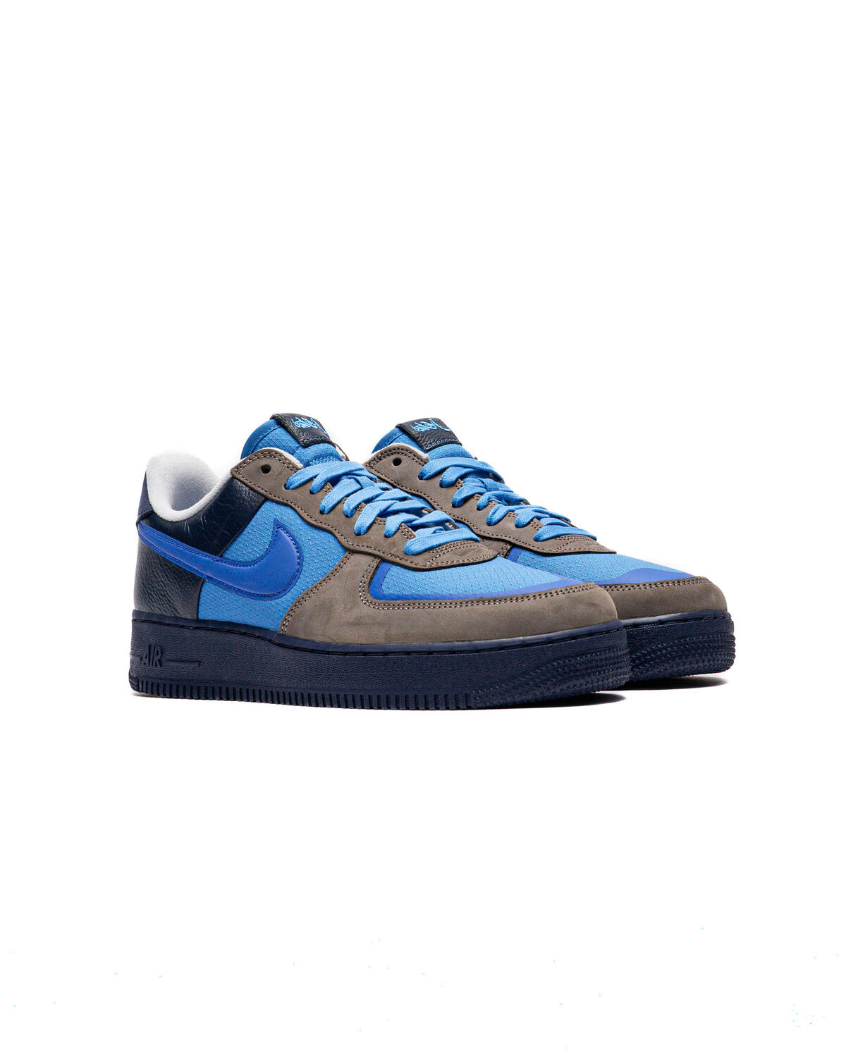 Nike x Stash Air Force 1 Low SP (Soft Grey/Varsity Royal-Harbor Blue) - Image 24