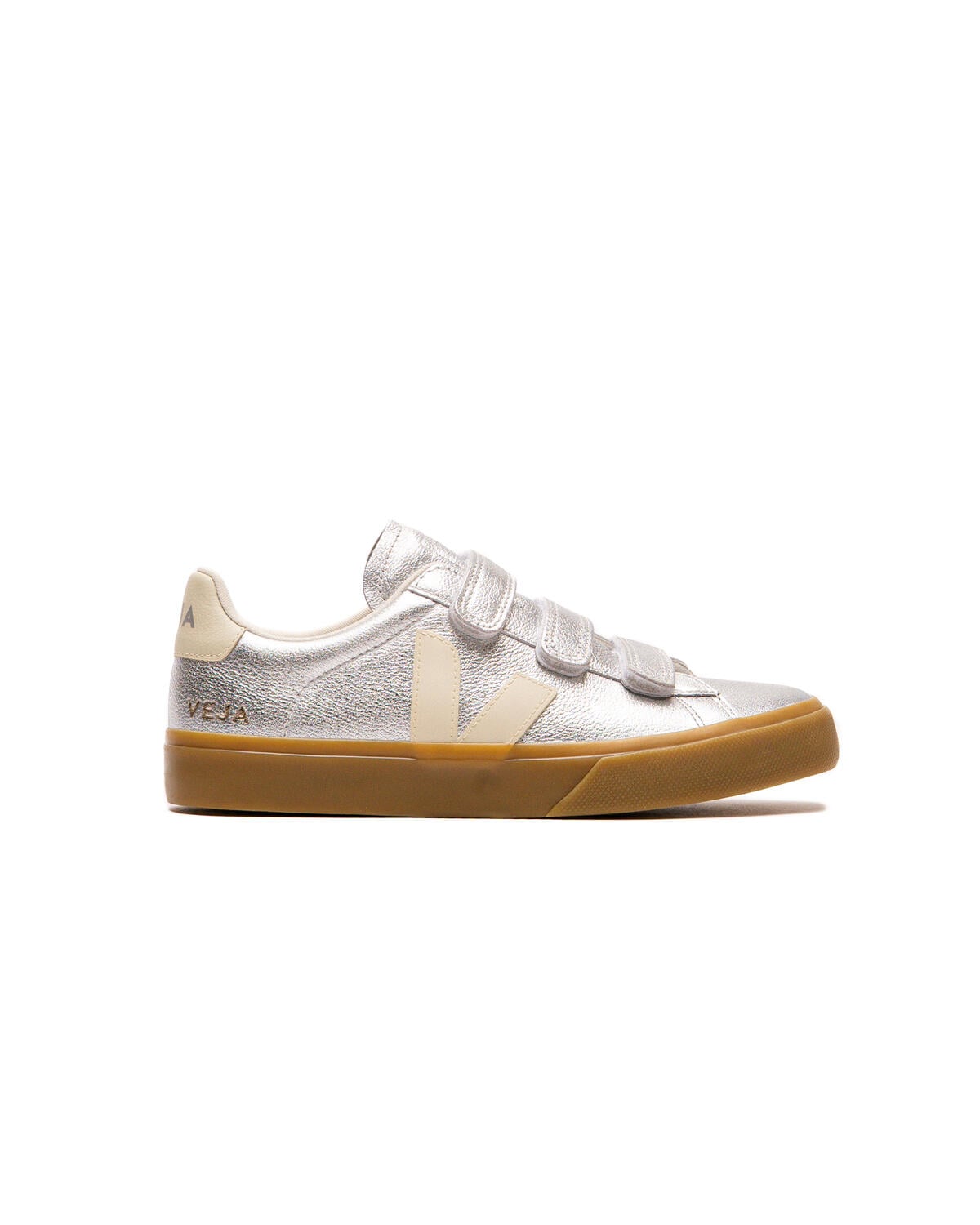 Veja "Recife Leather " W - Silver / Pierre (Women's) - Image 7