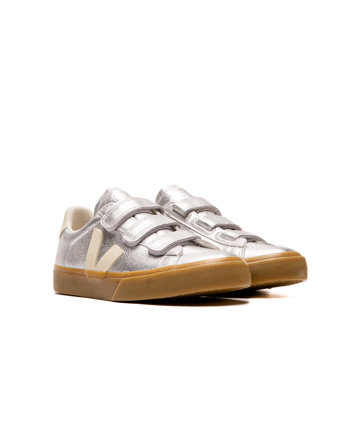 Veja "Recife Leather " W - Silver / Pierre (Women's) - Image 8