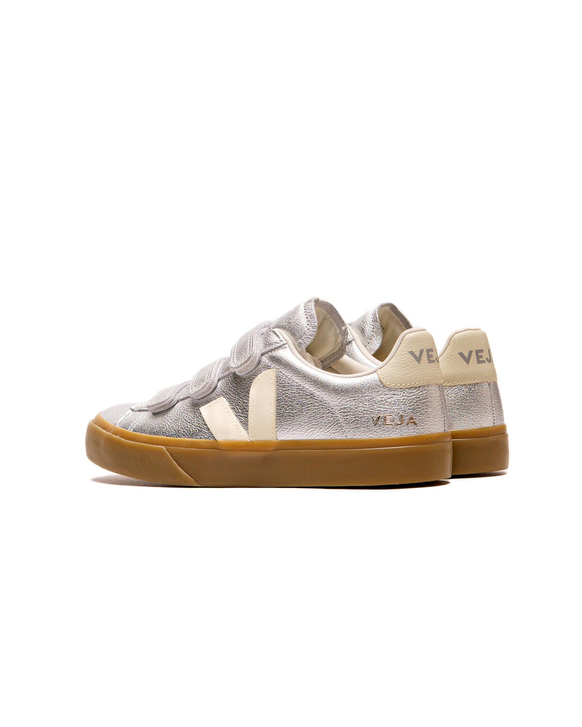 Veja "Recife Leather " W - Silver / Pierre (Women's) - Image 9