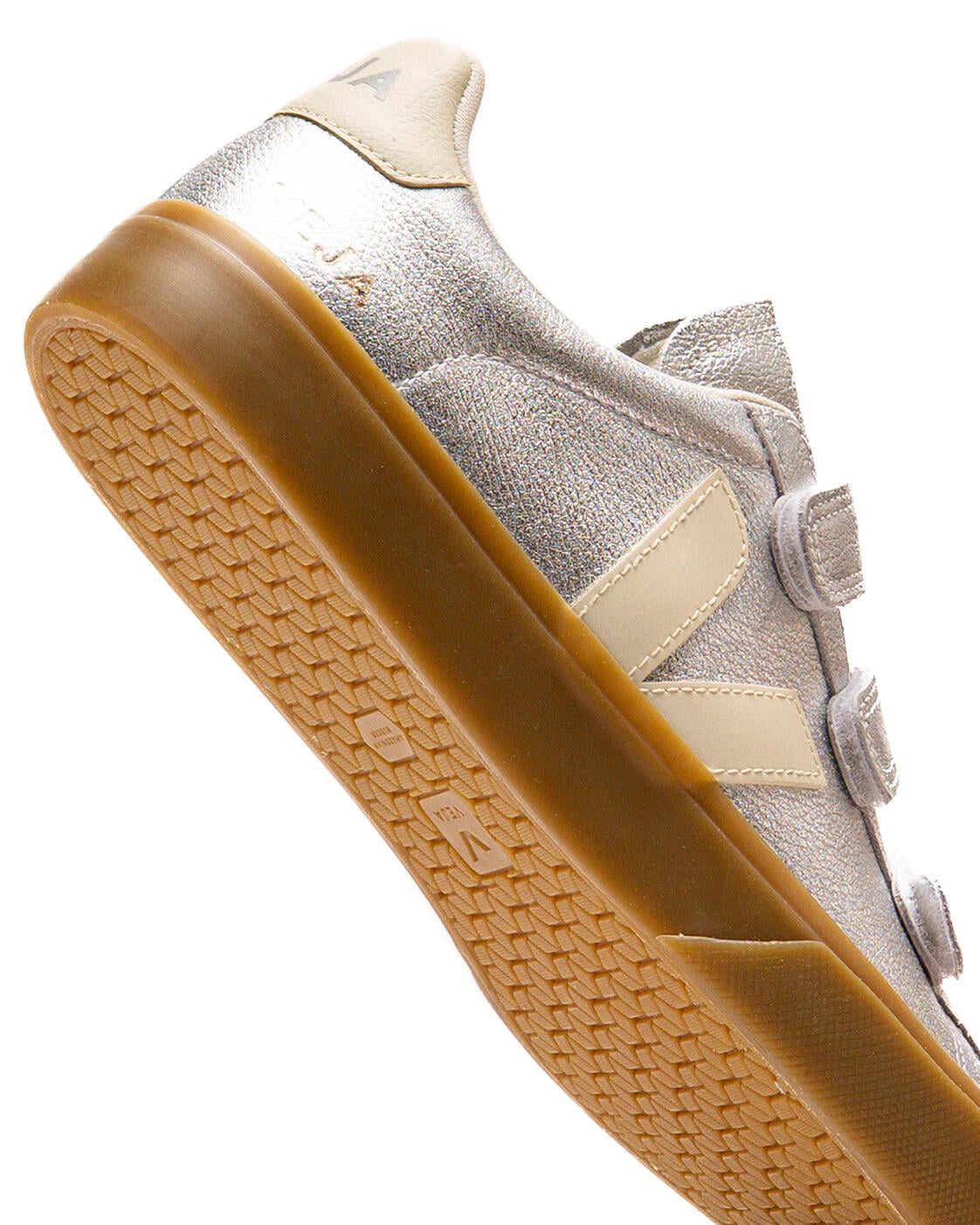 Veja "Recife Leather " W - Silver / Pierre (Women's) - Image 12