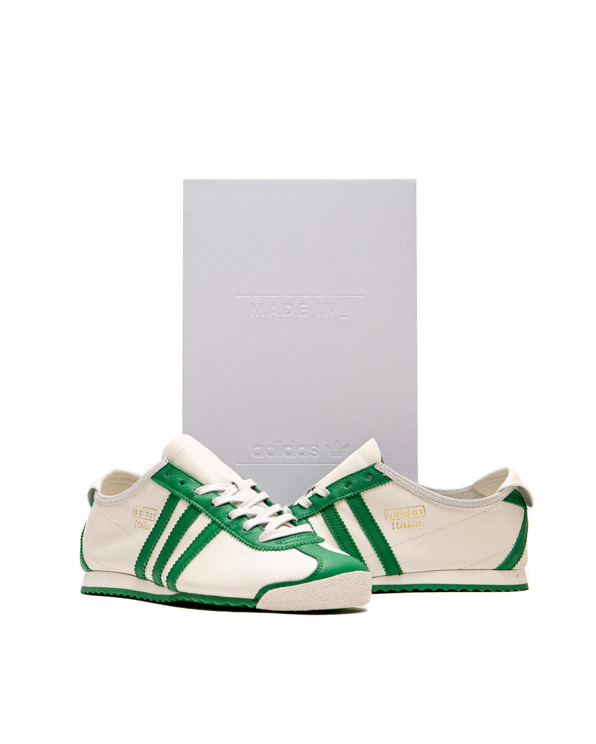 Adidas Italia 60's Core White/Green-Cream White - Image 22