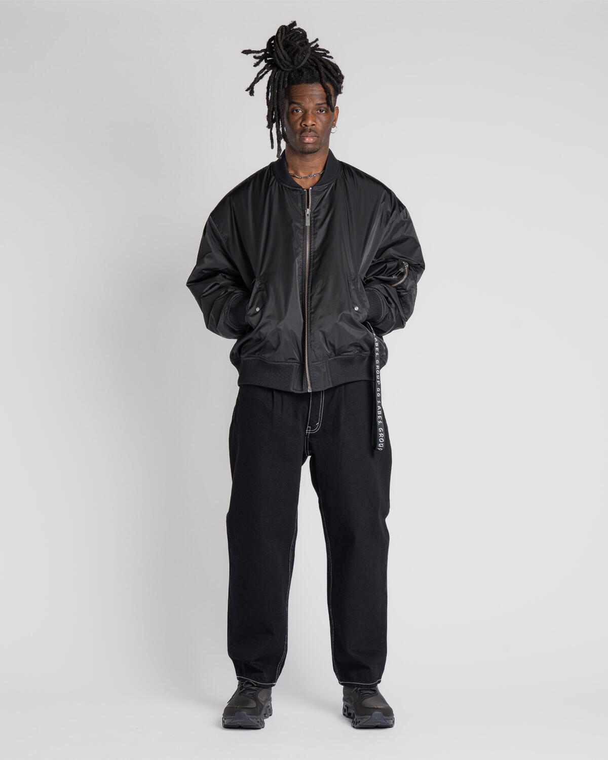 44 Label Group Bomber Jacket - Image 3