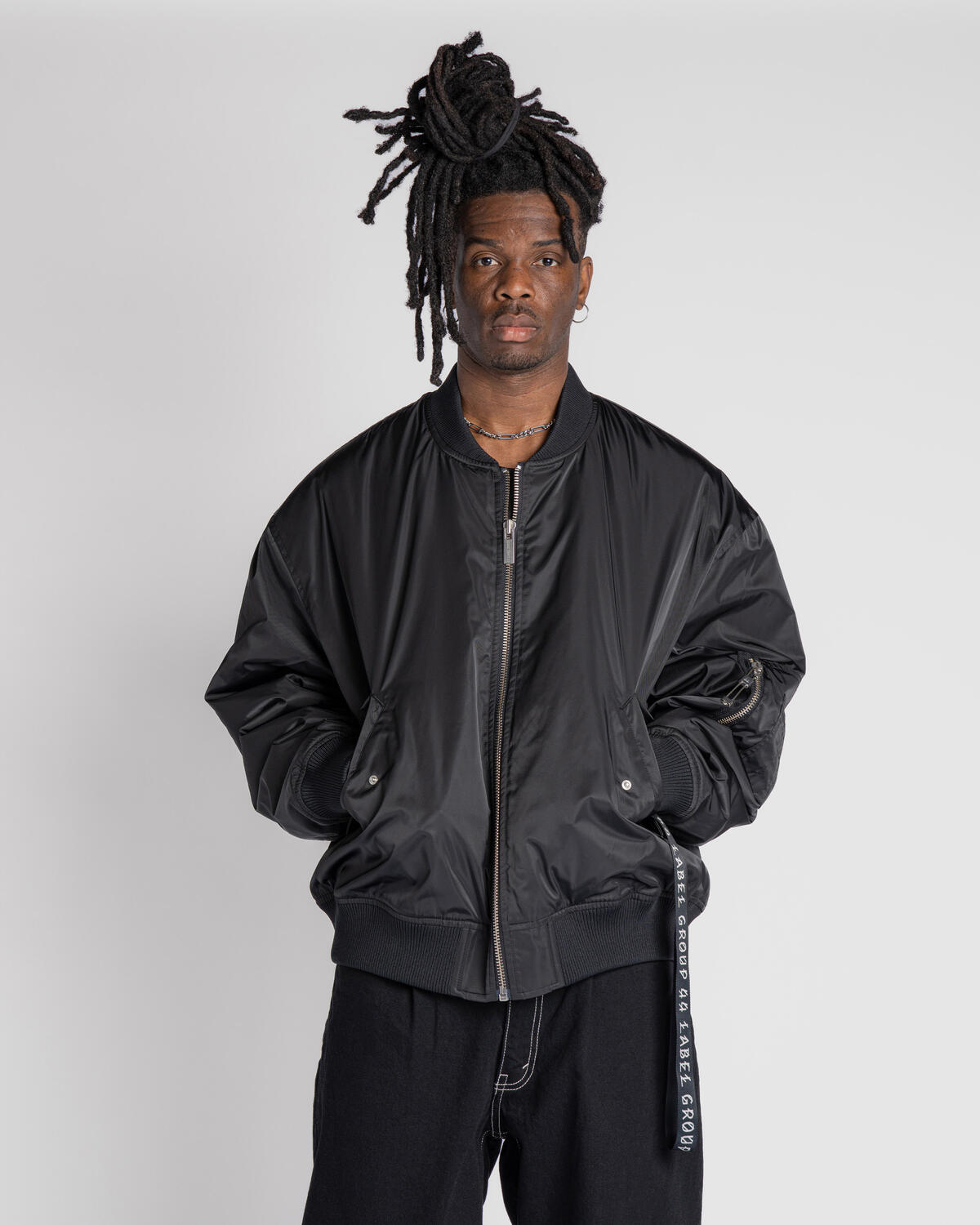 44 Label Group Bomber Jacket - Image 4