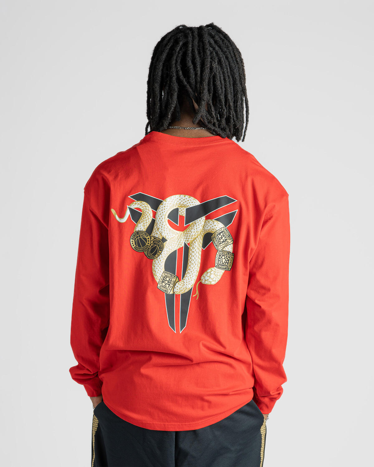 Nike Kobe Max90 Long Sleeve Tee University Red - Image 12