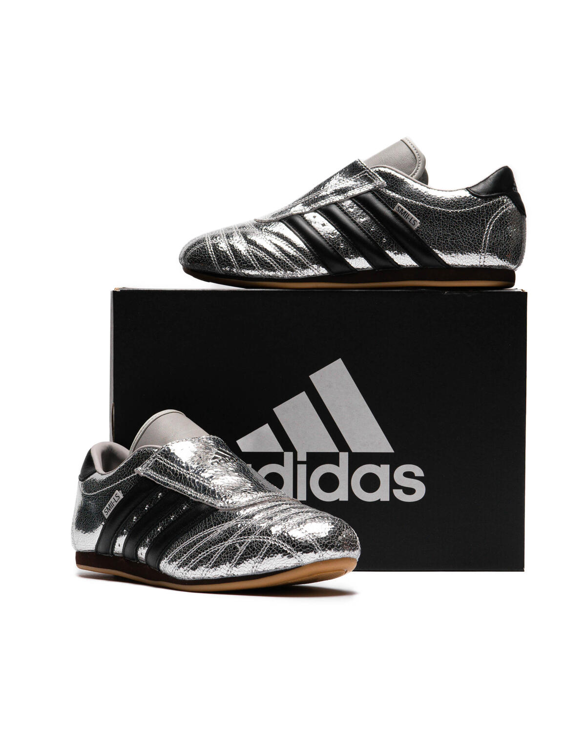 Adidas Taekwondo Silver Metallic / Core Black (Women's) - Image 25
