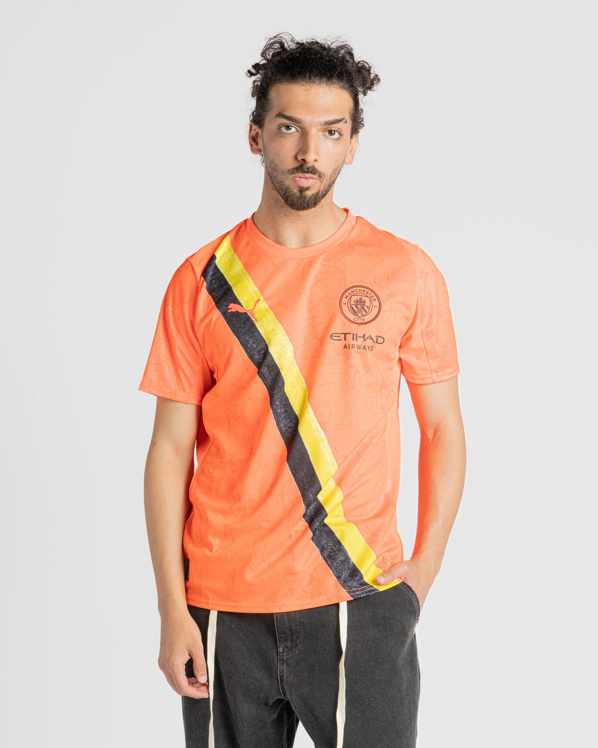 Puma KidSuper MCFC Jersey Replica Orange - Image 4