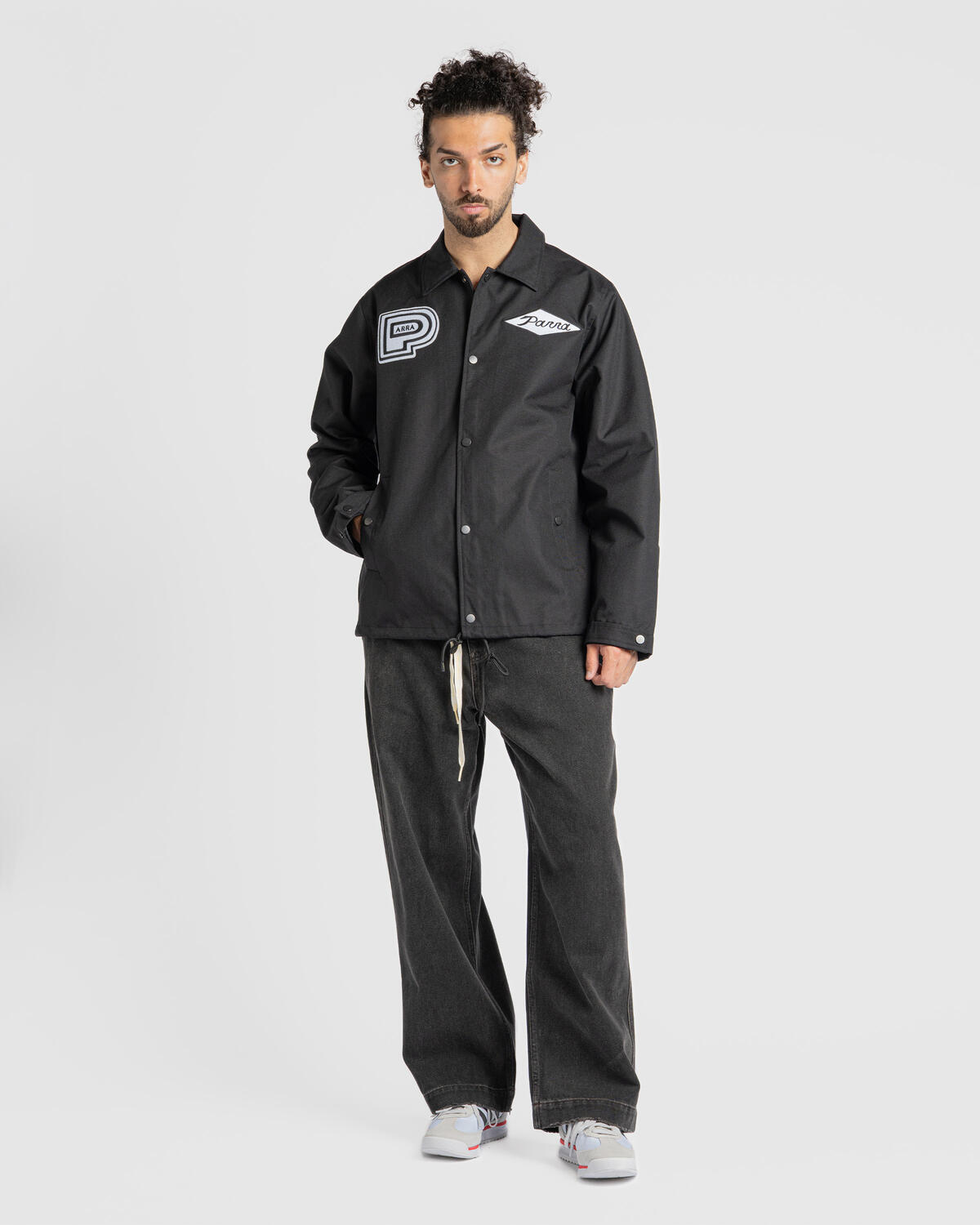 By Parra Midnight Surprise Coach Jacket Black - Image 9