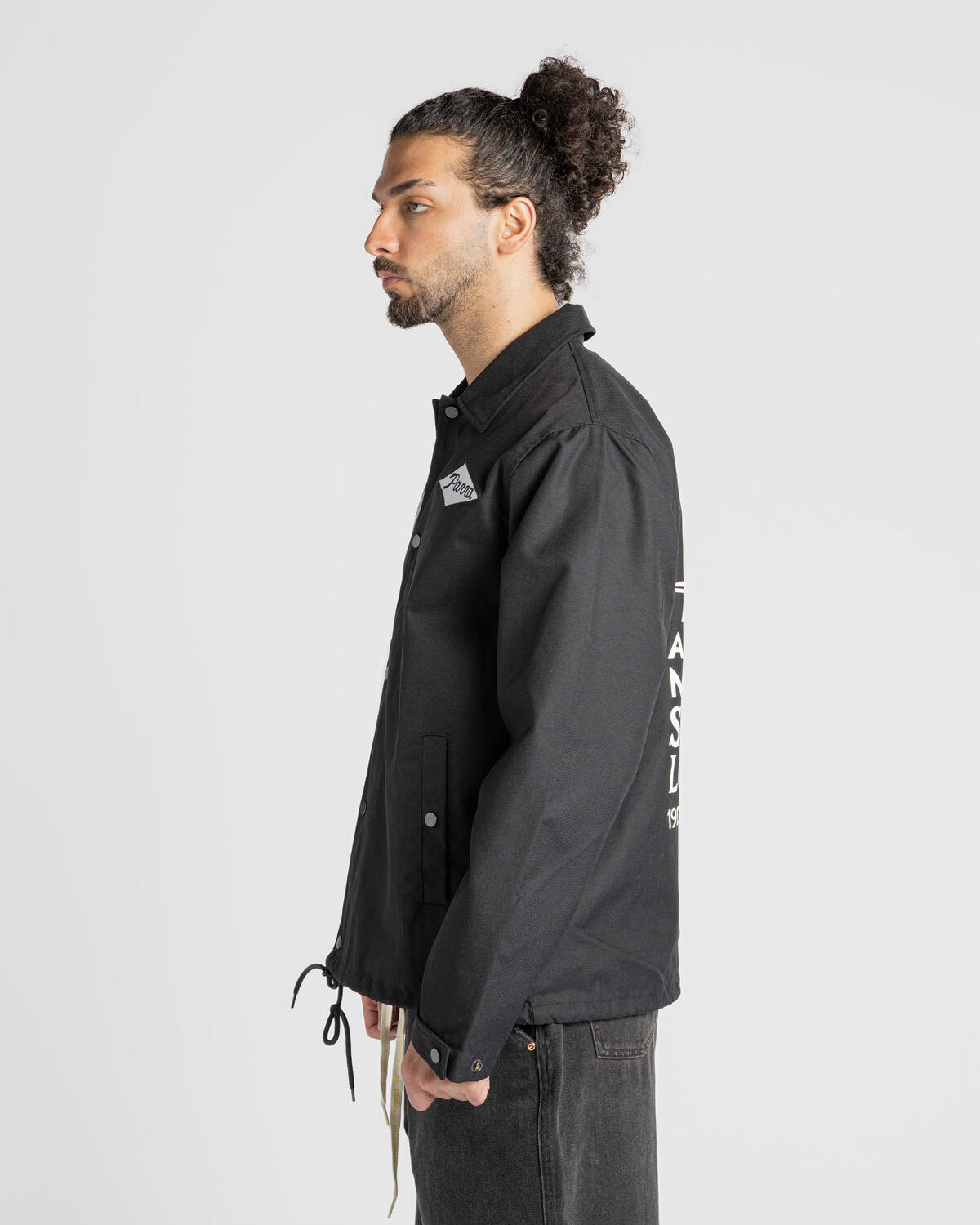 By Parra Midnight Surprise Coach Jacket Black - Image 5
