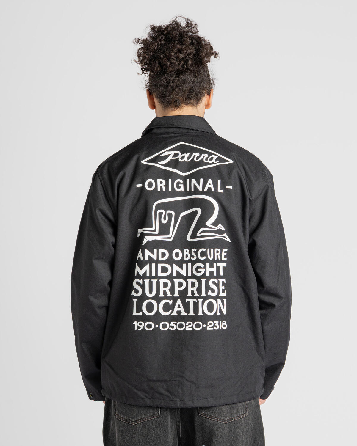 By Parra Midnight Surprise Coach Jacket Black - Image 6