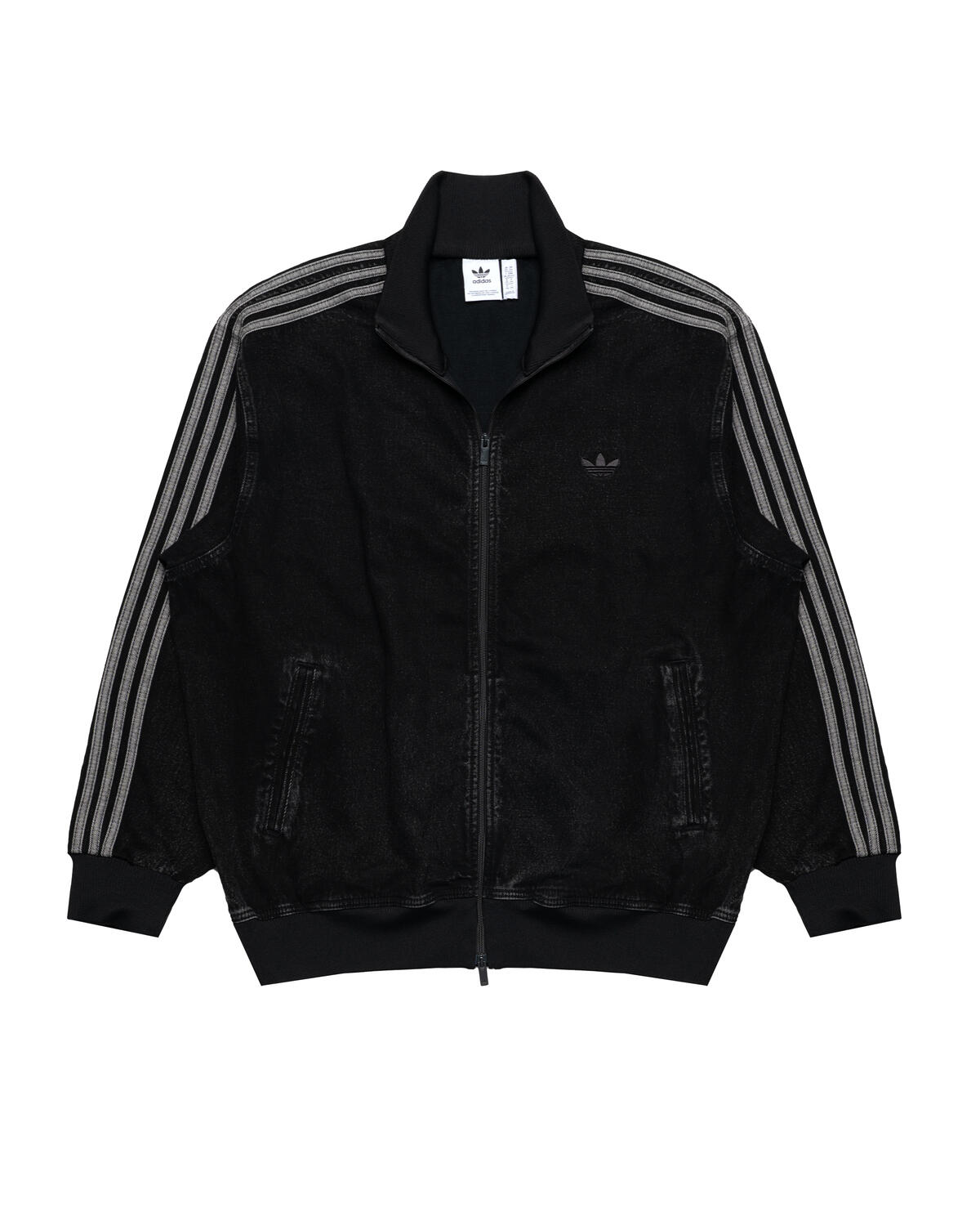 Adidas Adicolor Denim Firebird Track Jacket True Black - Image 9
