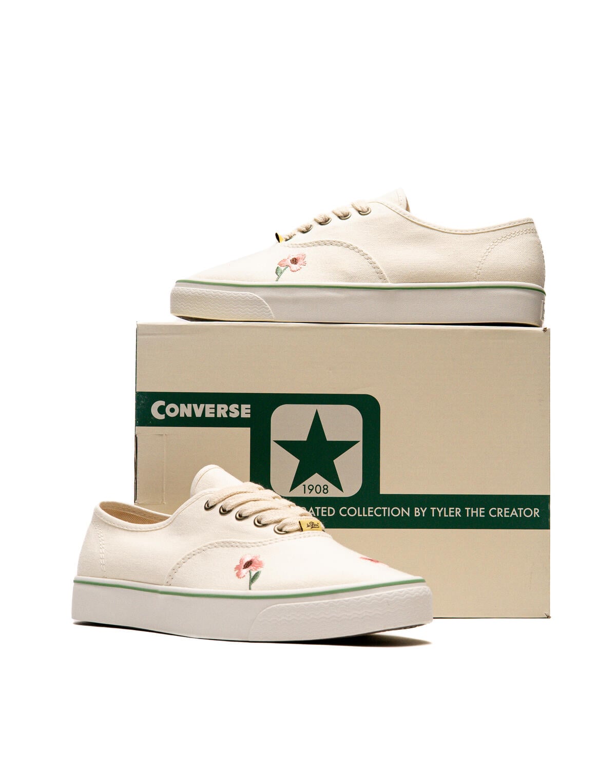 Converse x Golf Le Fleur x Tyler The Creator NAUT-1 - Cannoli Cream / Stone Green - Image 22