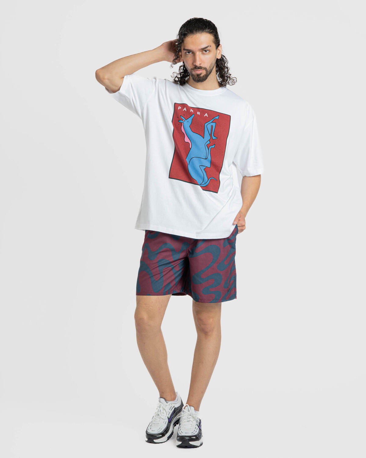 by Parra Vertical Horse T-Shirt - White - Image 6
