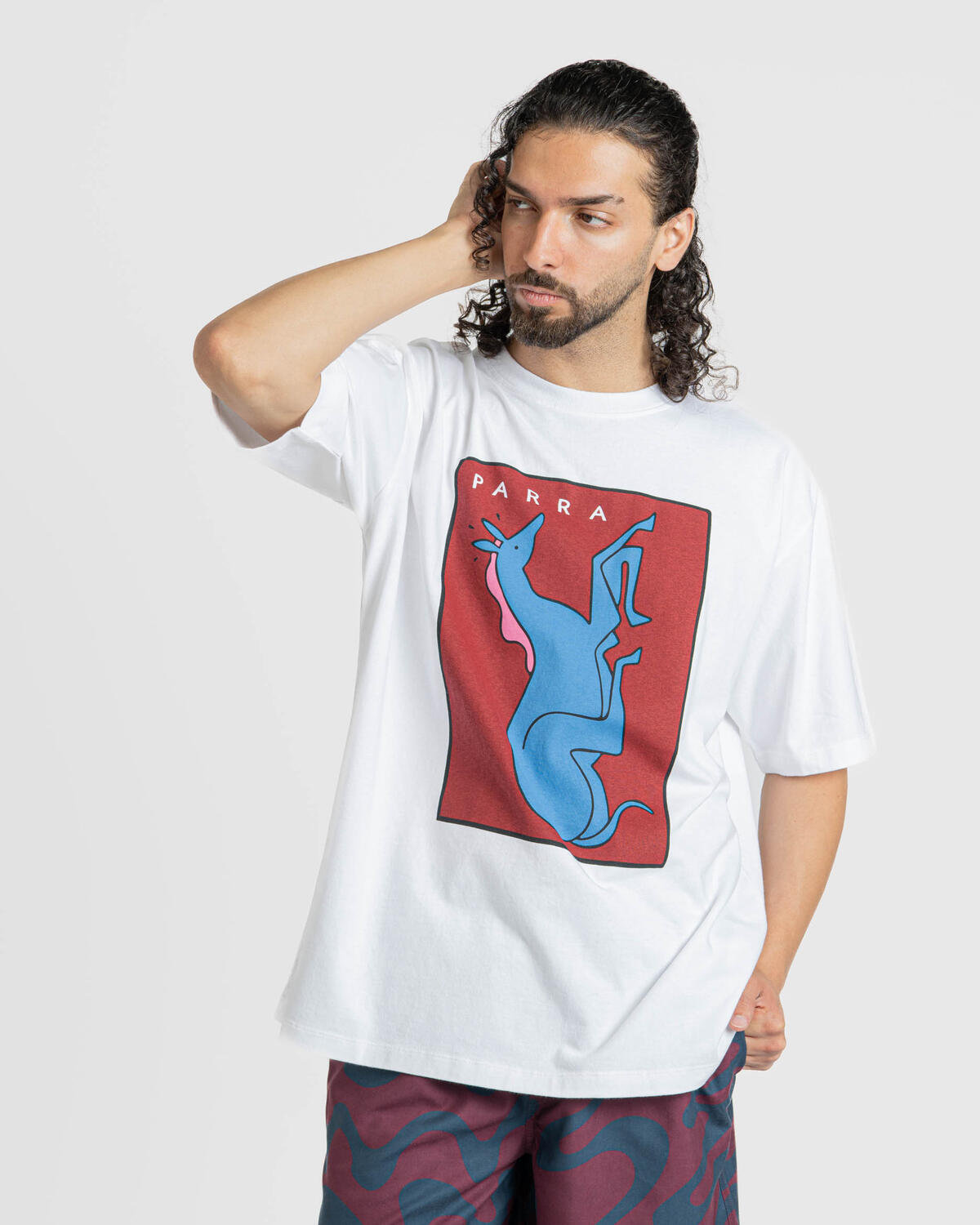by Parra Vertical Horse T-Shirt - White - Image 7