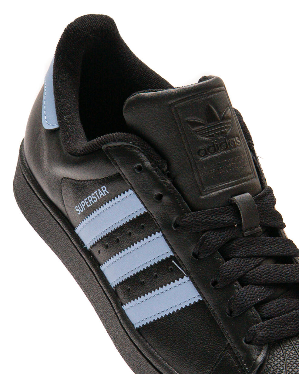 Adidas Men's Superstar Ii Shoes - Black Ash / Blue (Women's) - Image 16