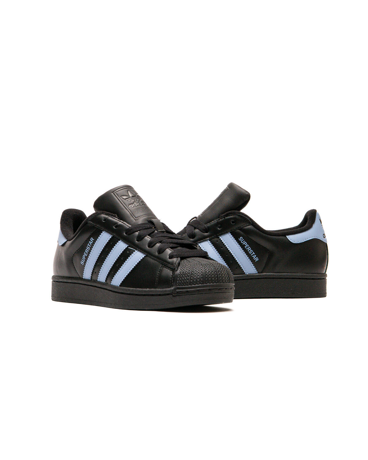Adidas Men's Superstar Ii Shoes - Black Ash / Blue (Women's) - Image 14