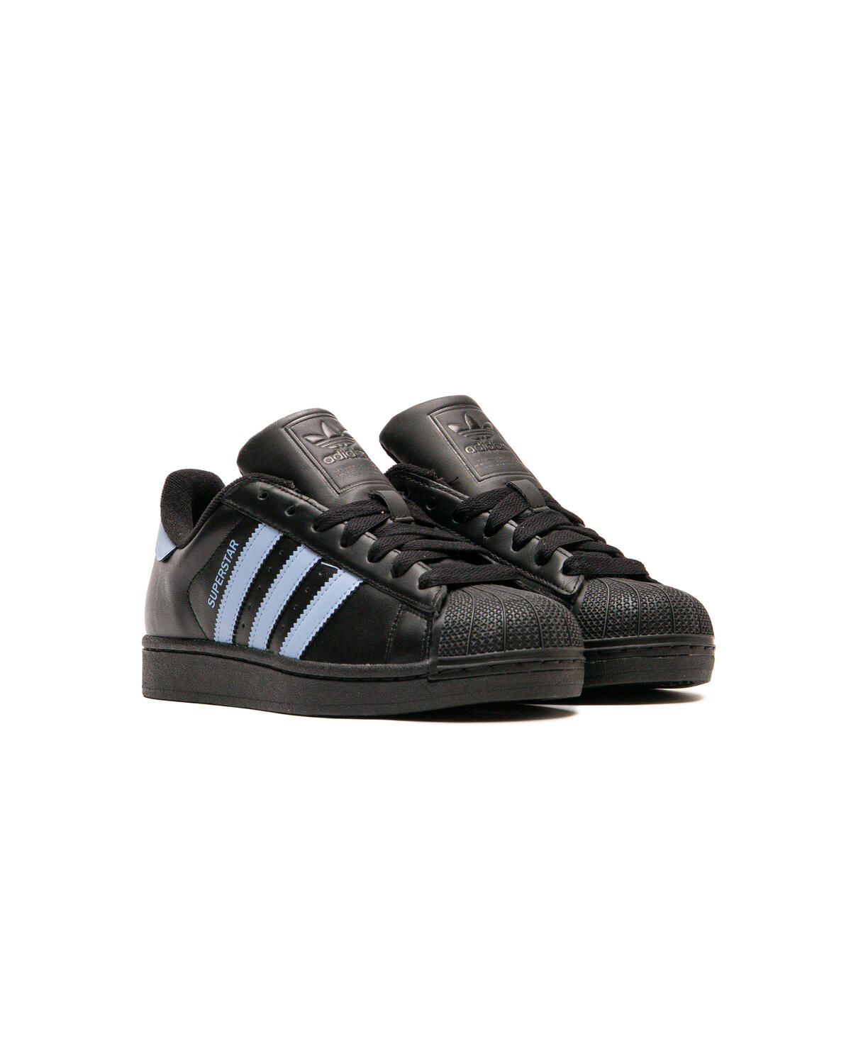 Adidas Men's Superstar Ii Shoes - Black Ash / Blue (Women's) - Image 12