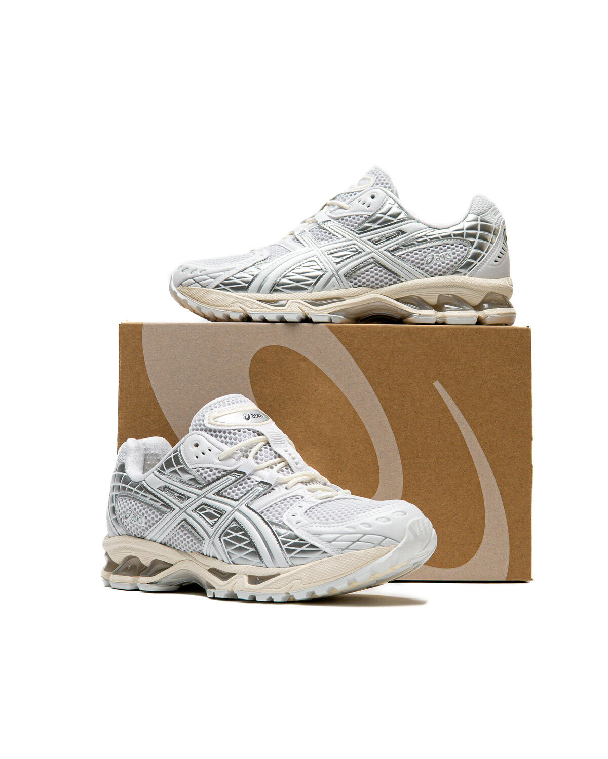 Asics GEL-Nimbus 10.1 White / Pure Silver (Women's) - Image 42