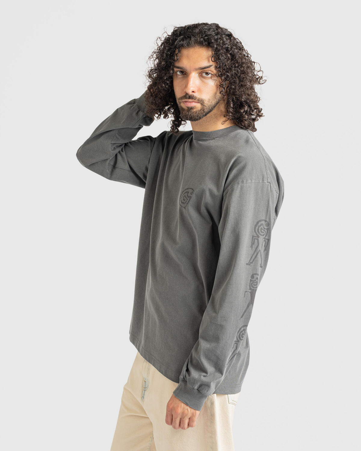 Carhartt WIP L/S Terrestrial T-Shirt - Image 5