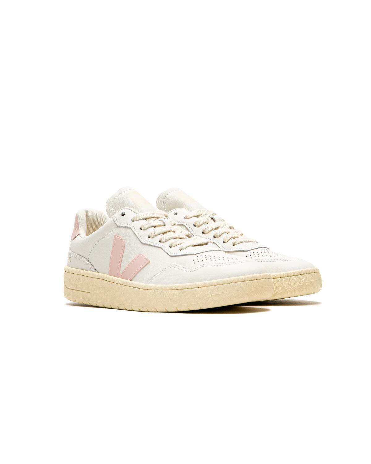 Veja Womens V-90 Leather White Petale - Image 3