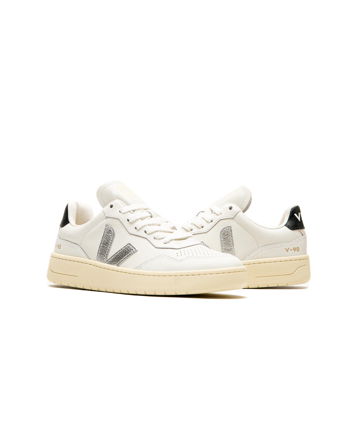 Veja V-90 O.T. Leather "Silver" (Women's) - Image 9
