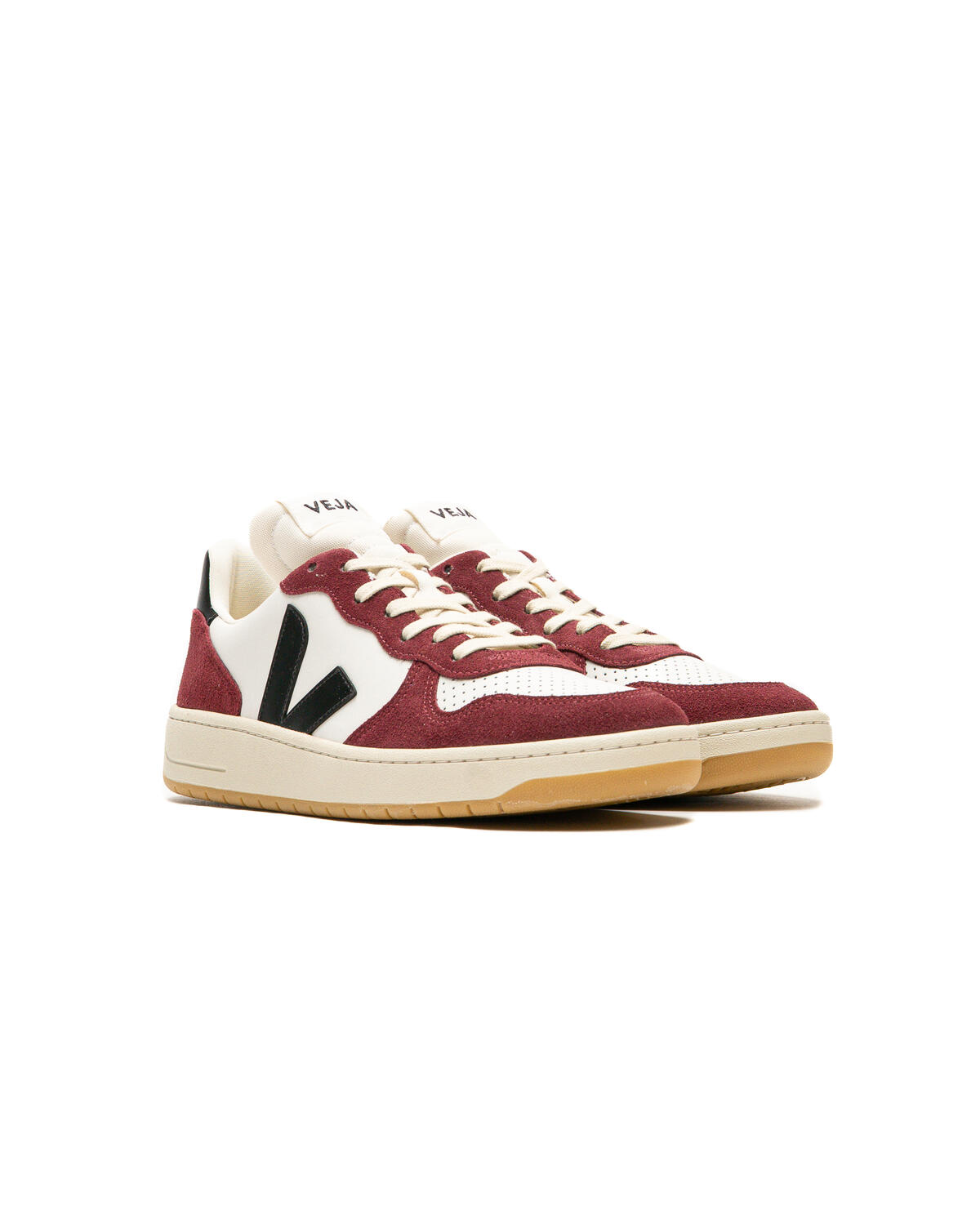 Veja V-10 Leather Sneakers - Image 3
