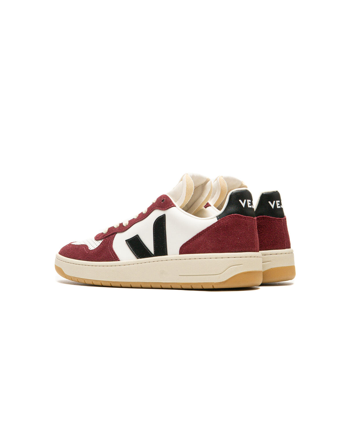Veja V-10 Leather Sneakers - Image 4