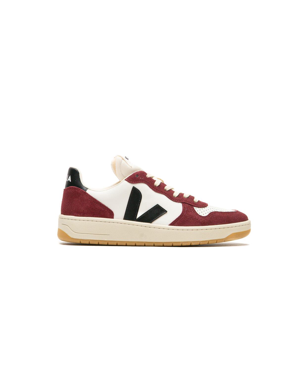 Veja V-10 Leather Sneakers - Image 1