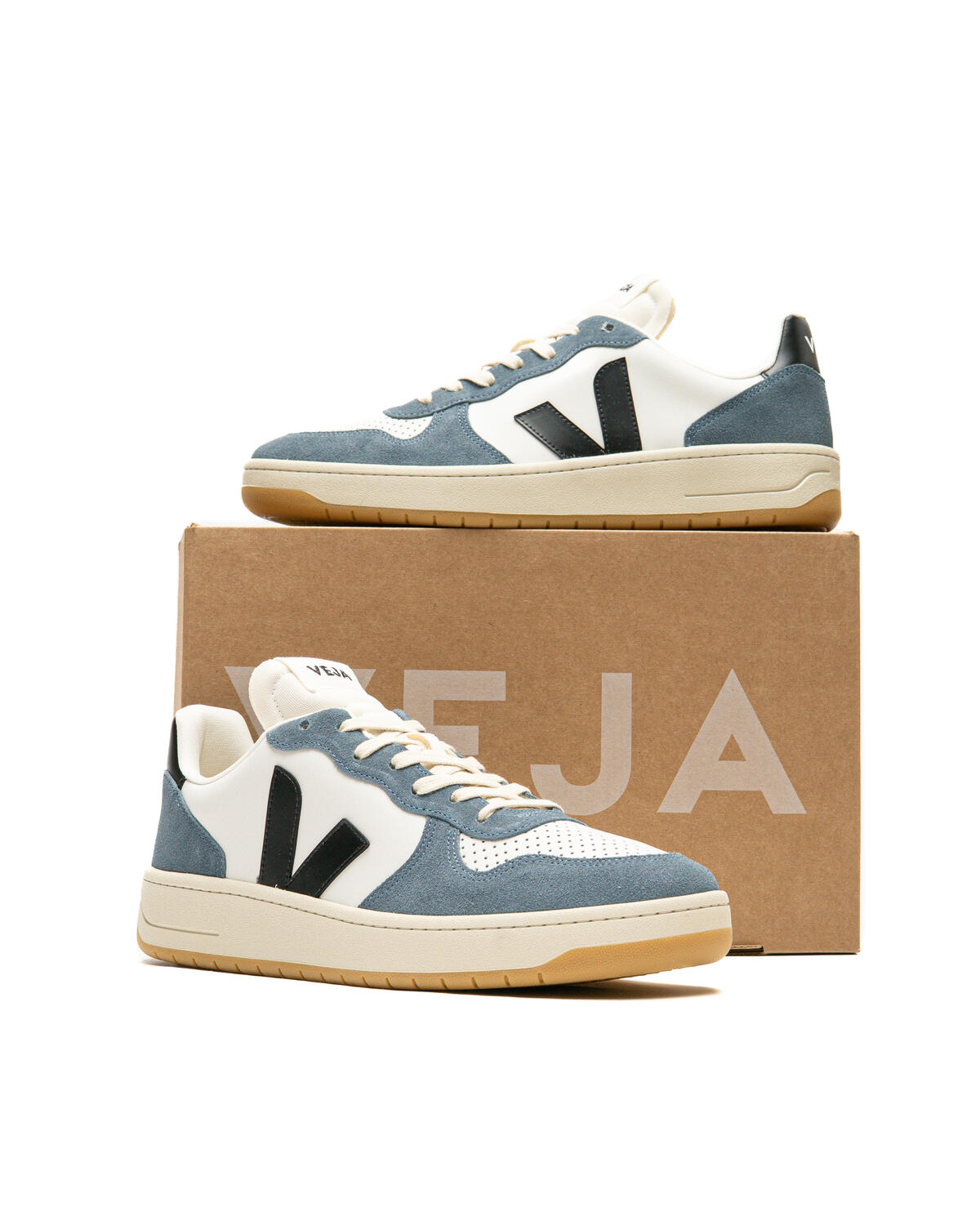 Men's VEJA V-10 Prime 'White and Black California' - VI0220863B - Image 11
