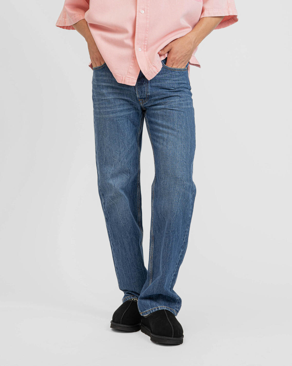 Wood Wood Al rigid denim straight fit 12315806-7051-7051 AFEW