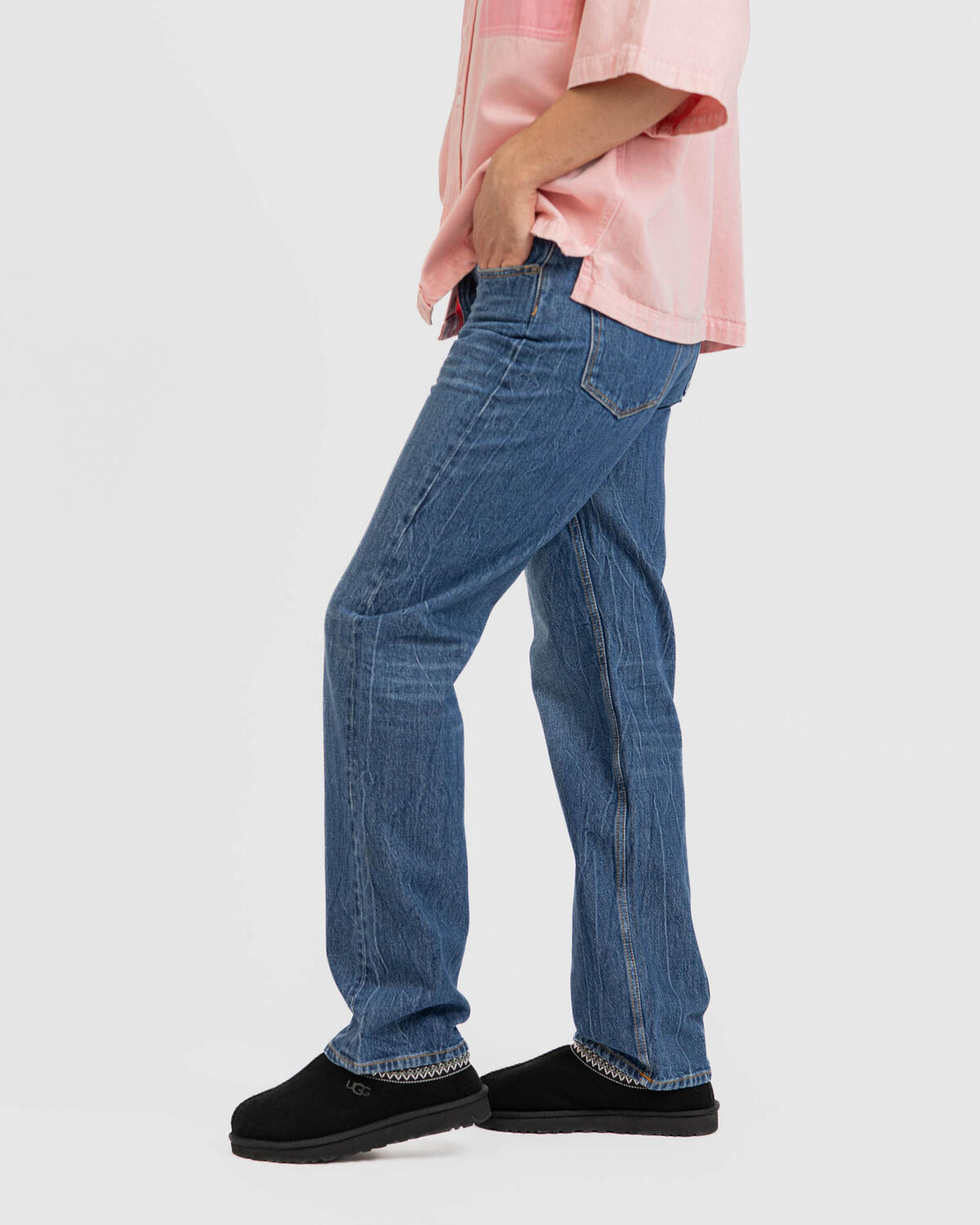 Wood Wood Al rigid denim straight fit 12315806-7051-7051 AFEW