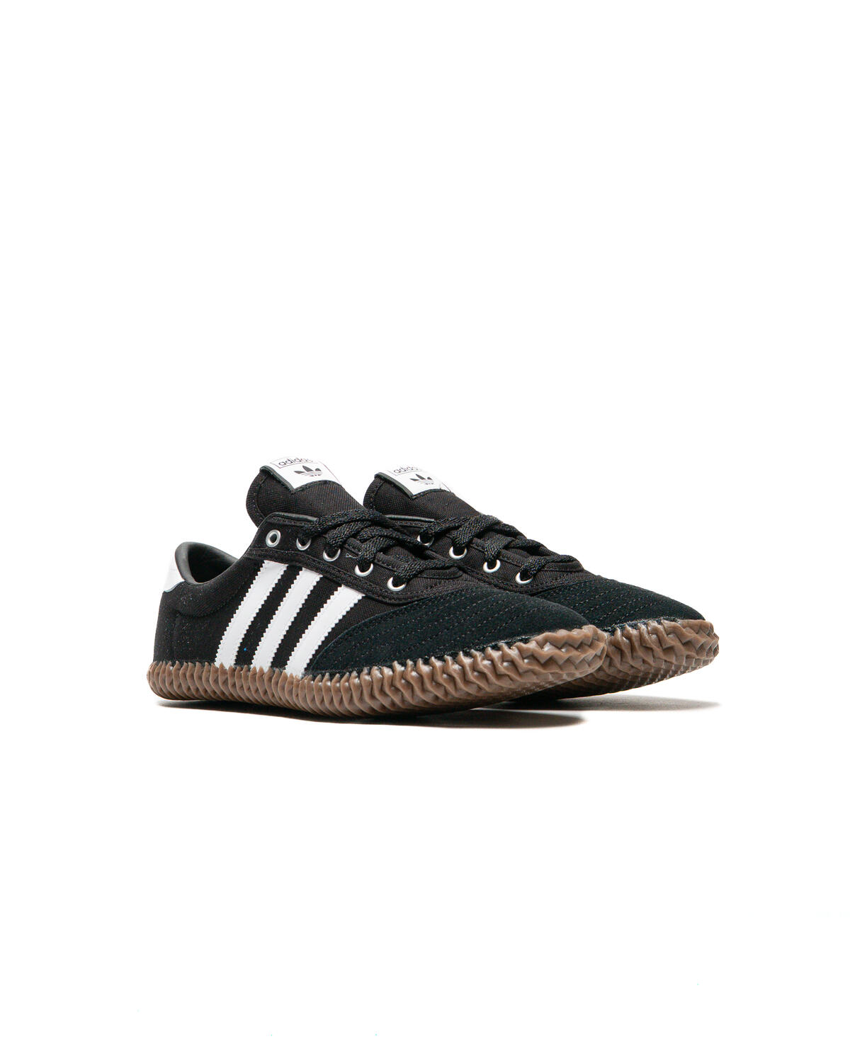 Adidas Volley Plimsole Core Black/Fotwear White-Gum 5 (Women's) - Image 17