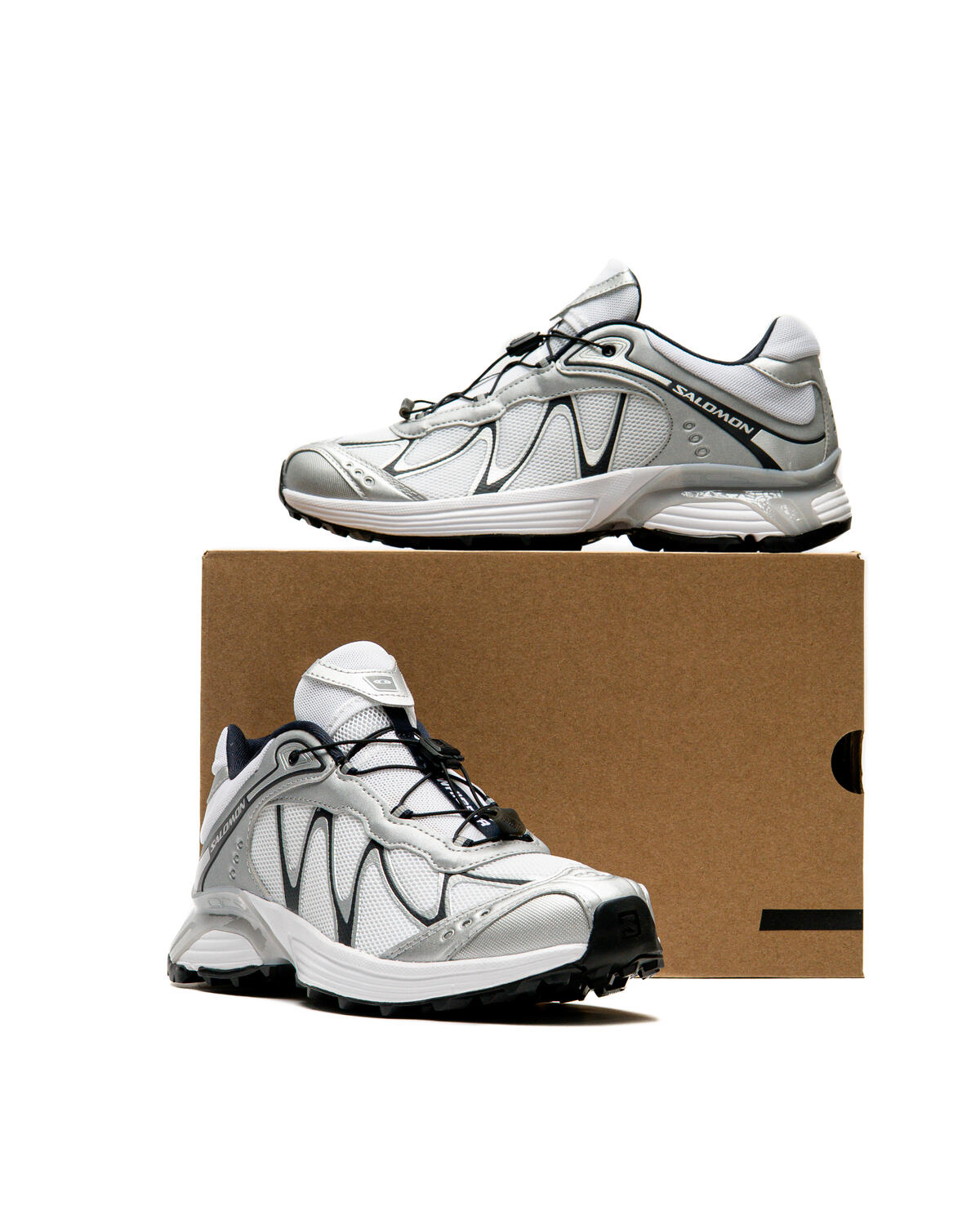 Salomon XT-Whisper Mens Running Shoes White/Silver/Black - Image 23