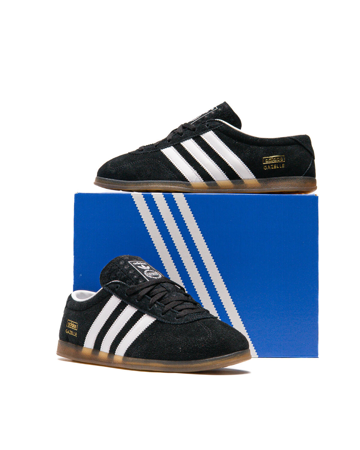 adidas Gazelle Lo Pro Core Black / Cloud White - Gum (Women's) - Image 38