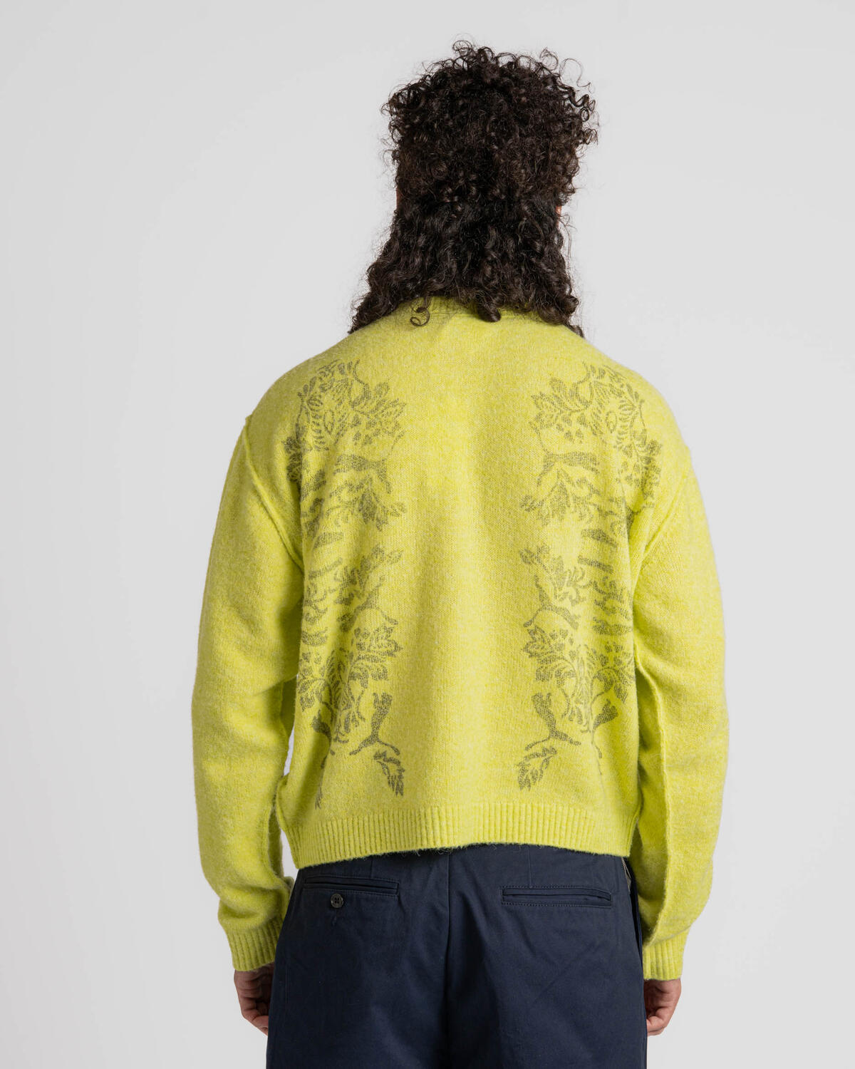 PUMA Aries Print Cardigan 'Lime Sheen' - Image 8