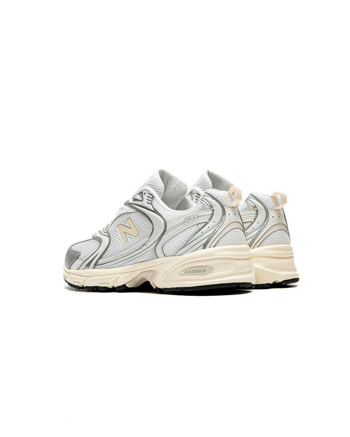 New Balance 530 Silver Metallic Linen (Women's) - Image 29