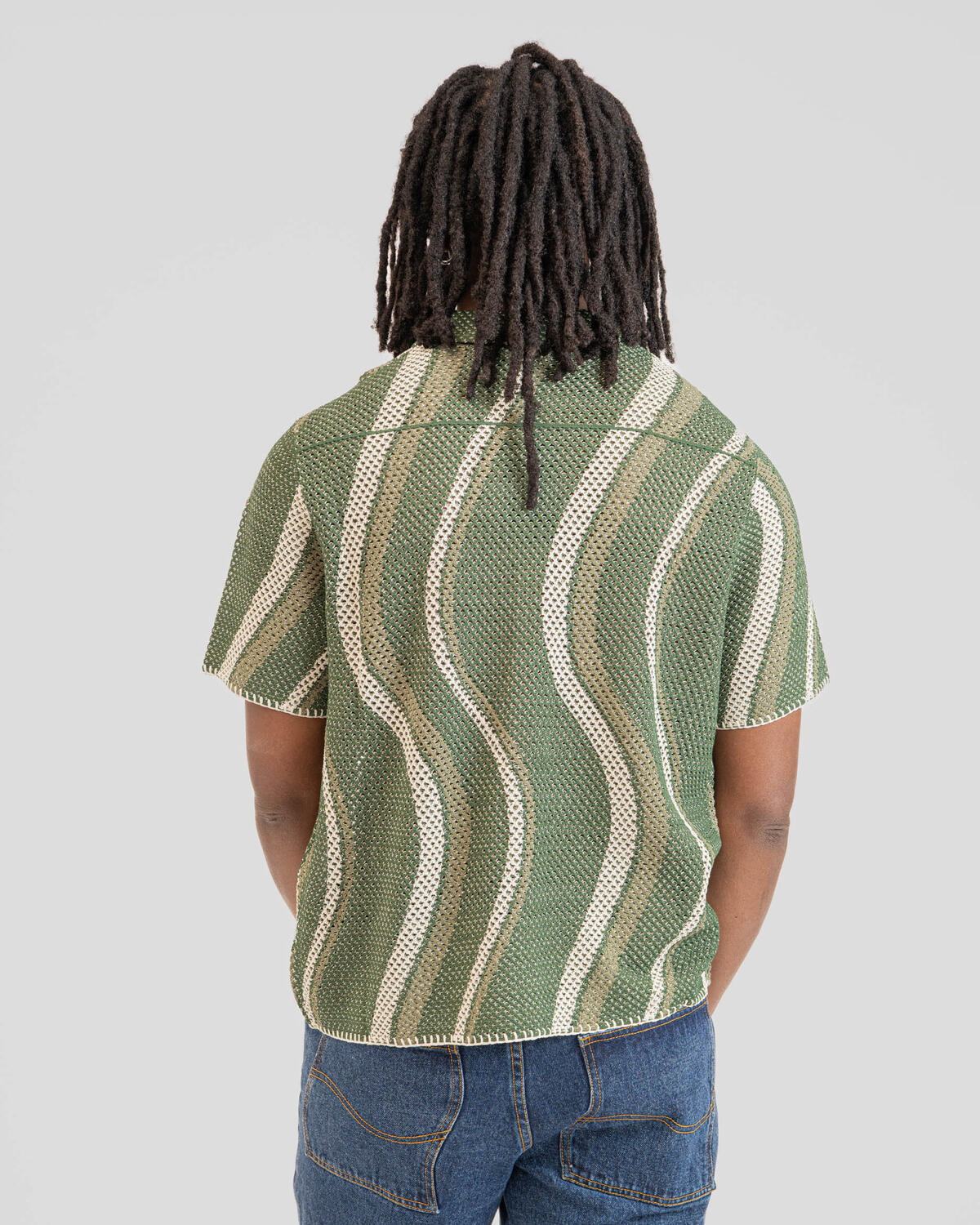 Dime Soleil Button Up Knit | DIMESU257GRN | AFEW STORE