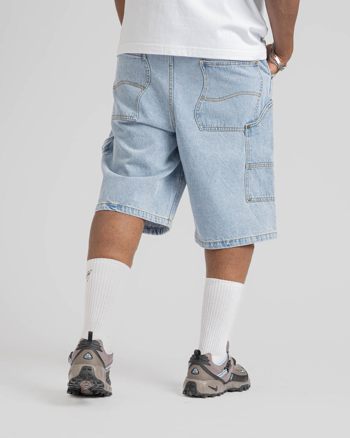 Dime "Carpenter Denim" Short // Blue Washed - Image 12