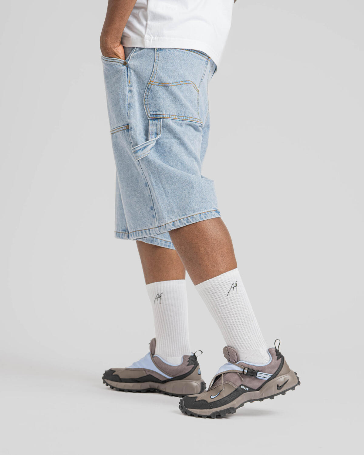 Dime "Carpenter Denim" Short // Blue Washed - Image 11