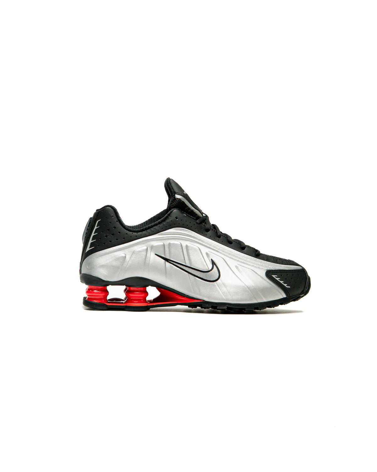 Nike Shox R4 OG Black/Metallic Silver-Light Carbon (Women's) - Image 44