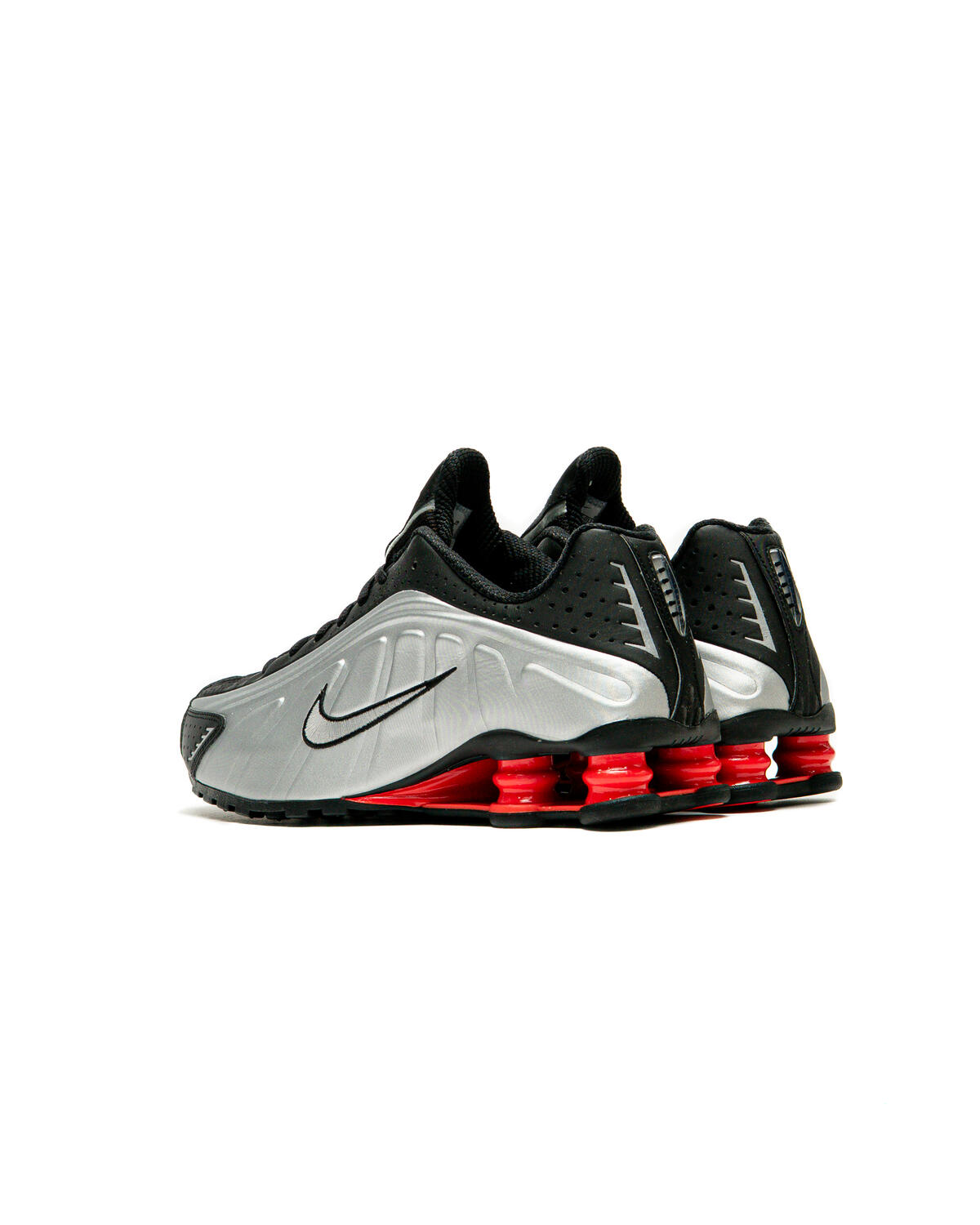 Nike Shox R4 OG Black/Metallic Silver-Light Carbon (Women's) - Image 46